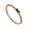 טבעת אמרלד-טבעת אבן חן ירוקה-טבעת השלמה-טבעת משלימה-טבעת עם אבן חן-טבעת עדינה-טבעת שורה-טבעת חצי-מתנה ליום אהבה-תכשיט מתנה לוולנטיין