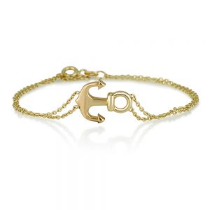 My Anchor Bracelet – 14K - תכשיטי זהב מעוצבים - צמידי זהב עדינים